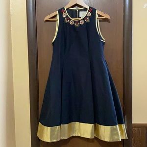 Kate Spade sleeveless dress with jewel neckline